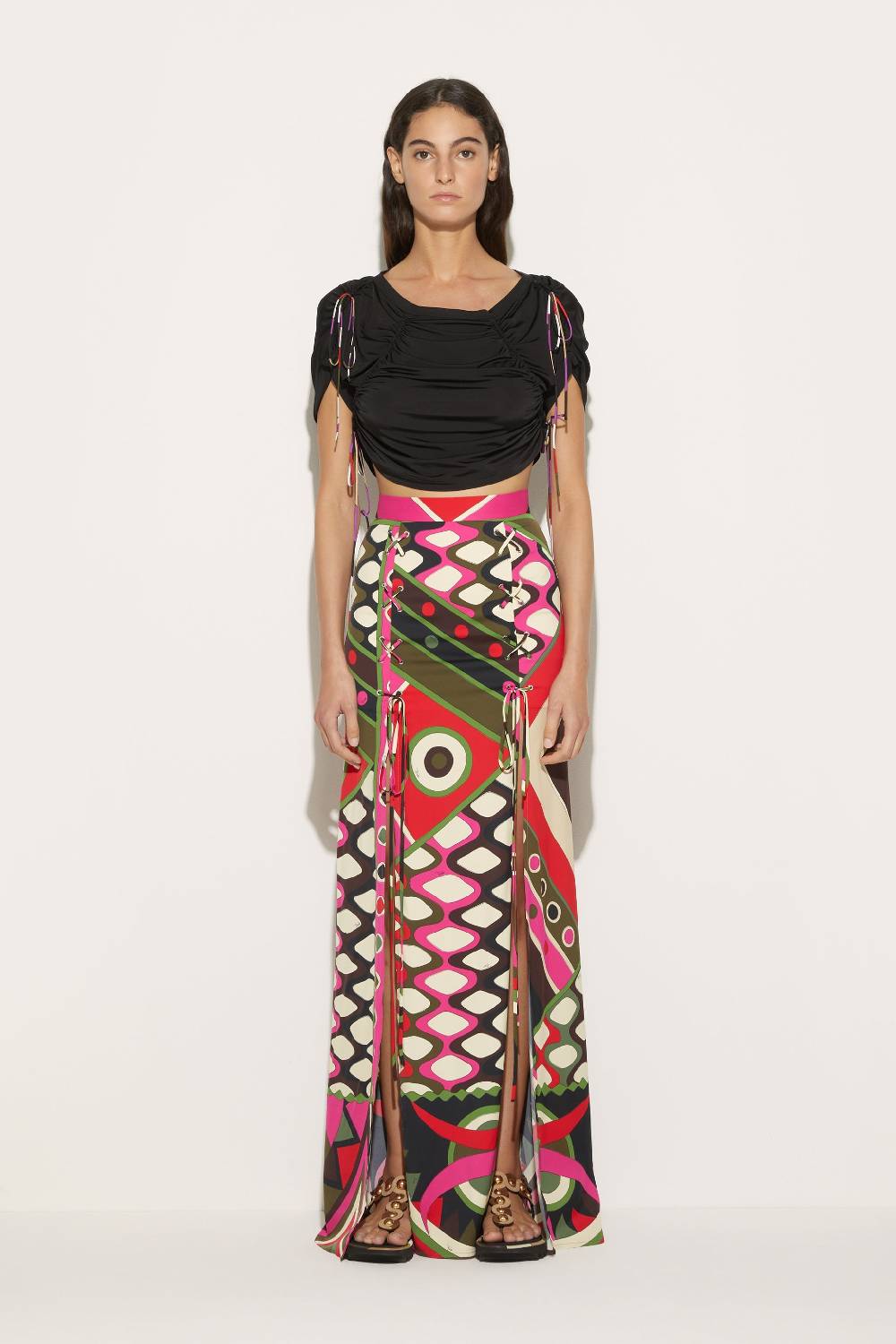 Pucci Top Con Arricciature