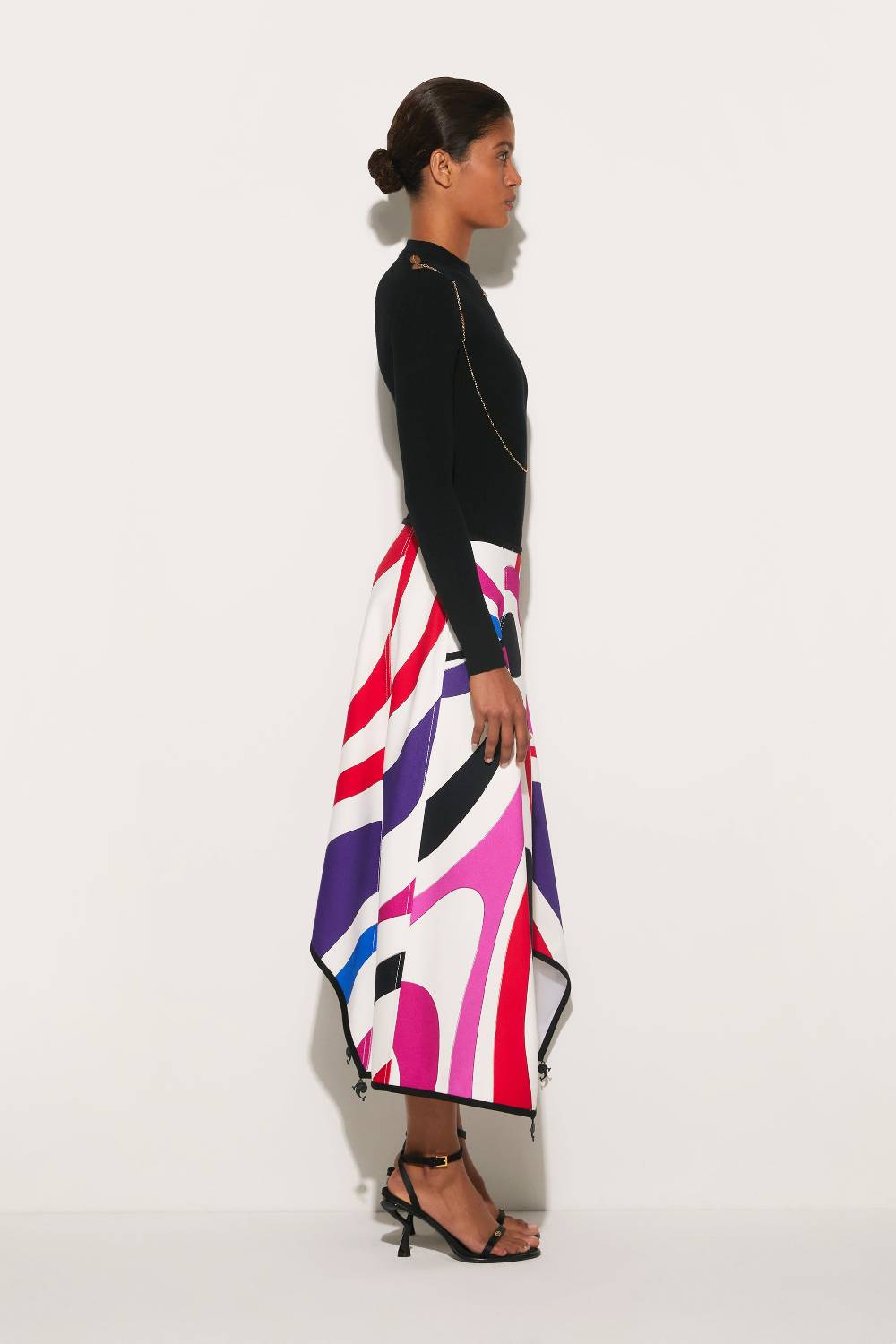 Pucci Top Con Dettaglio A Catena