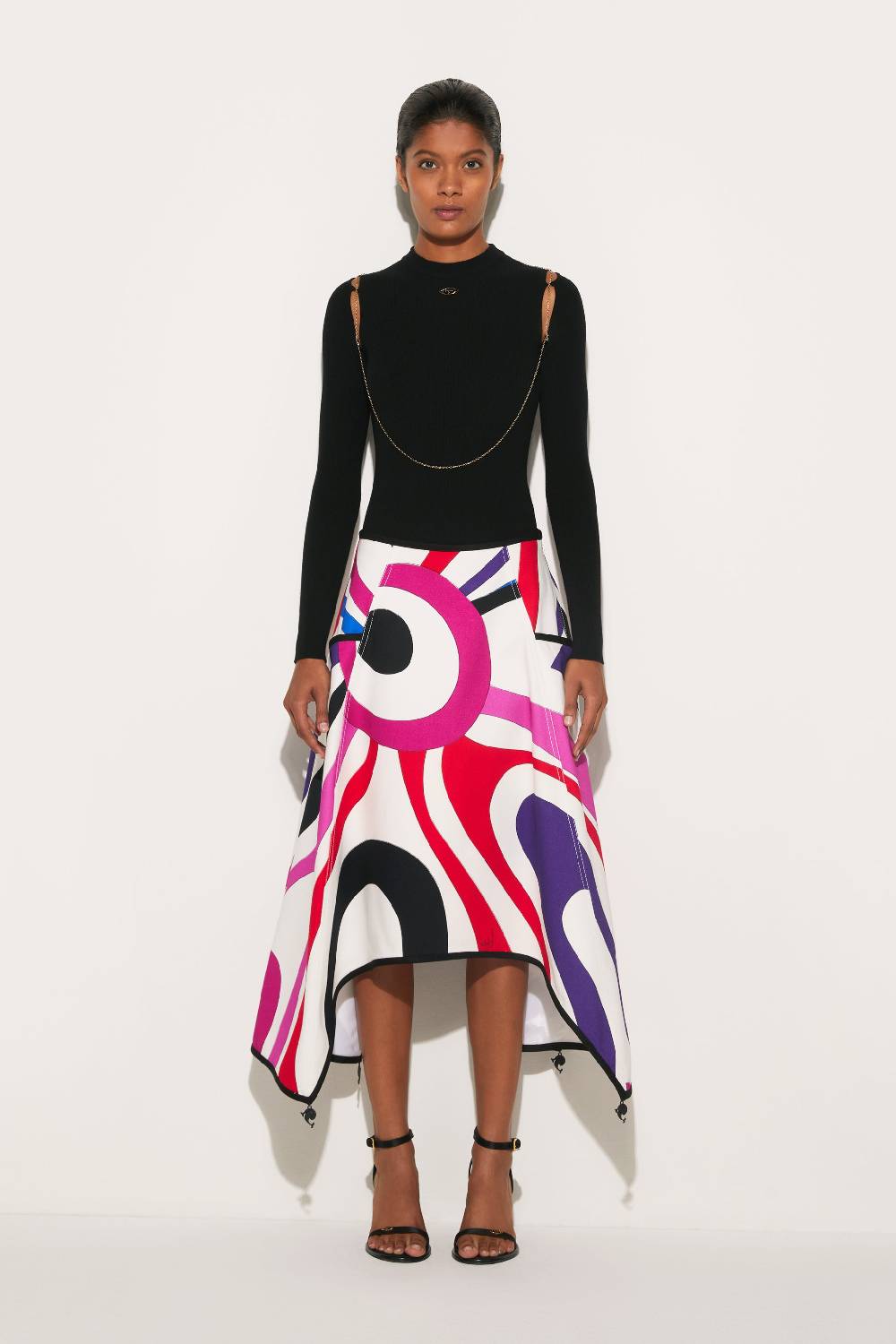 Pucci Top Con Dettaglio A Catena