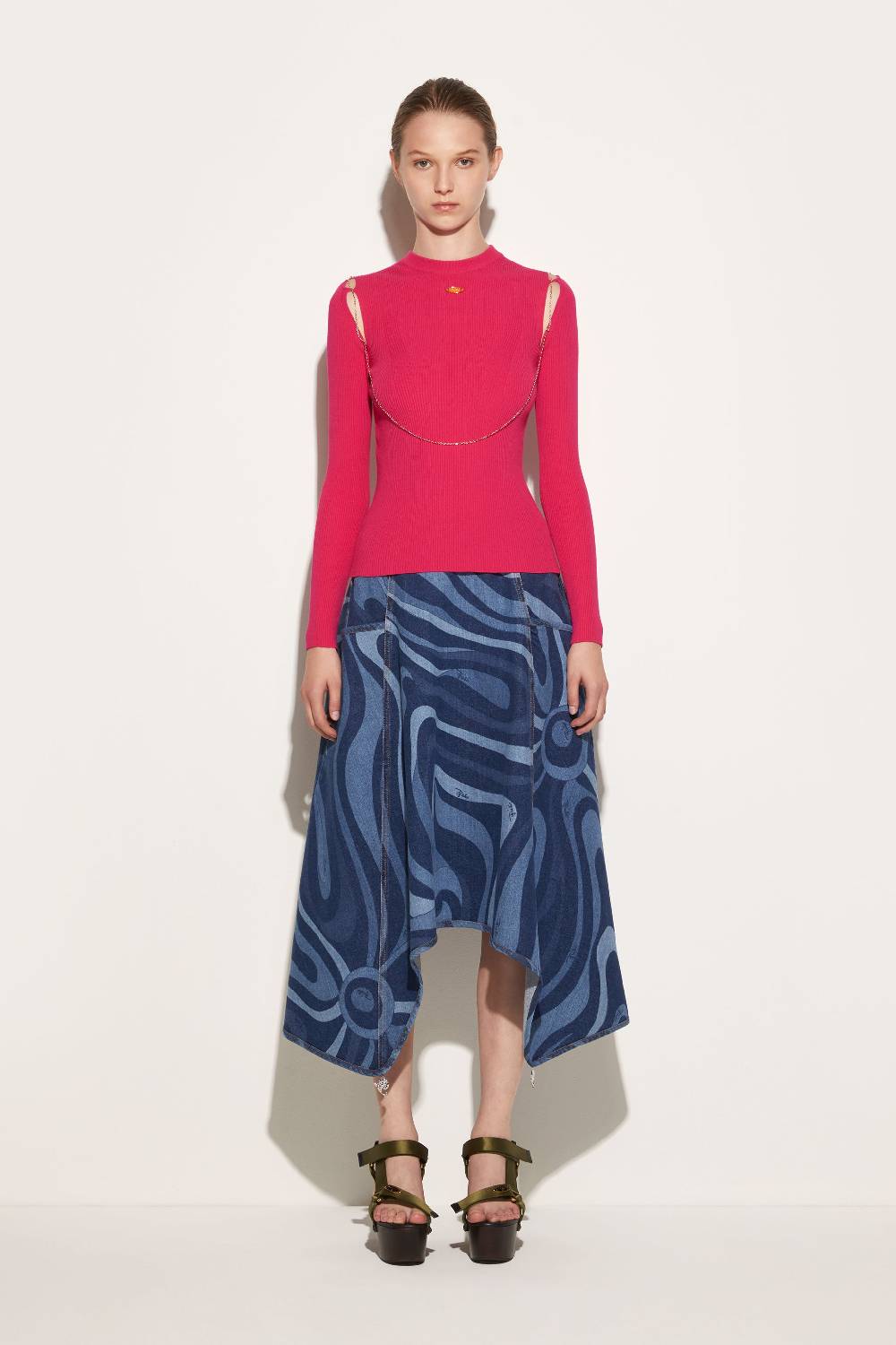 Pucci Top Con Dettaglio A Catena