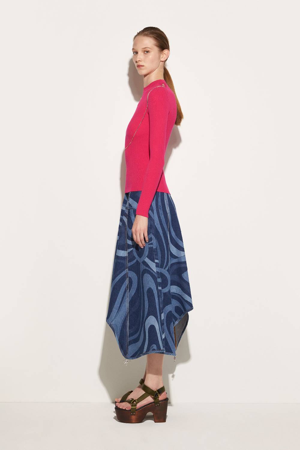 Pucci Top Con Dettaglio A Catena