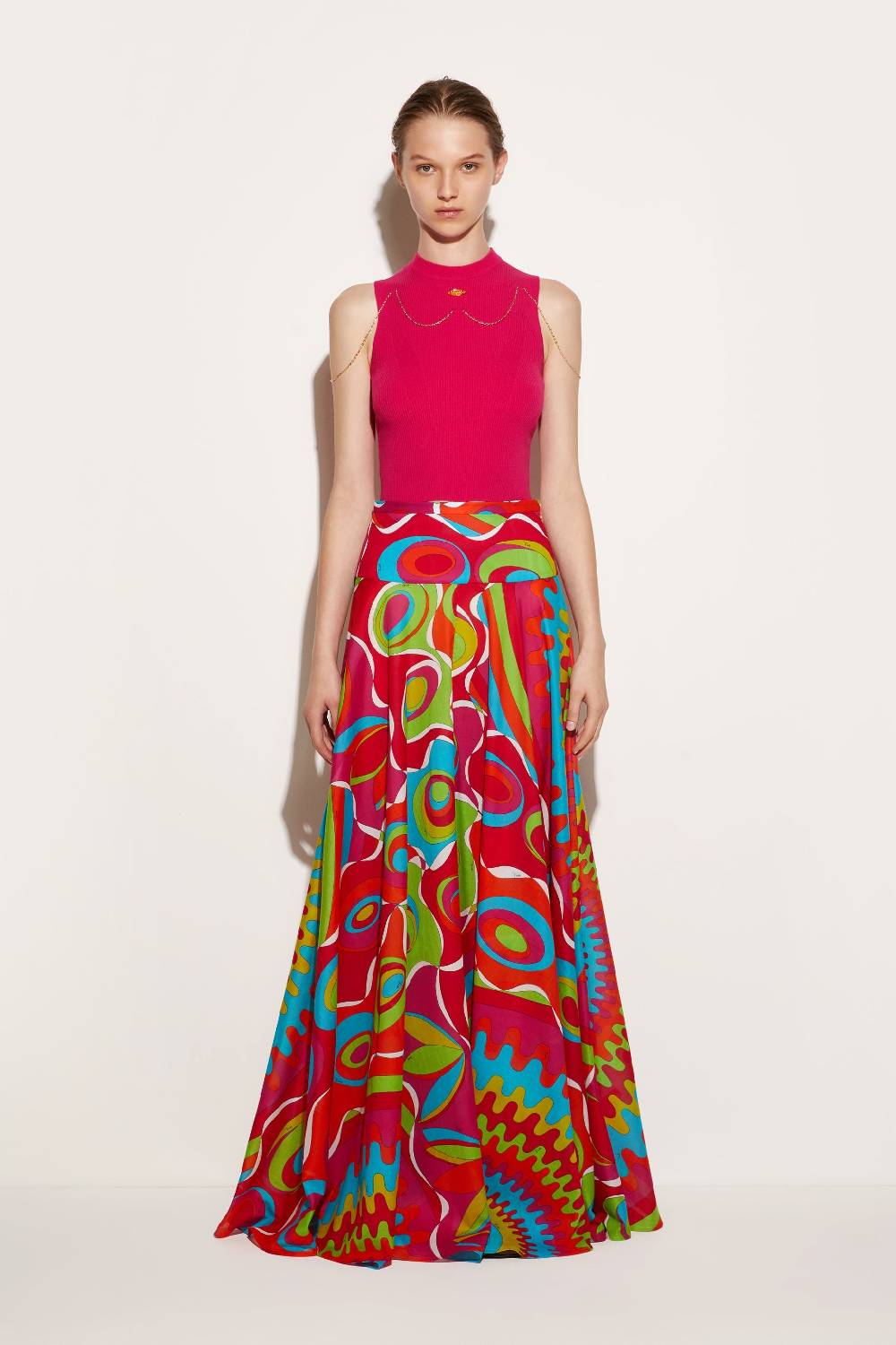 Pucci Top Con Dettaglio A Catena