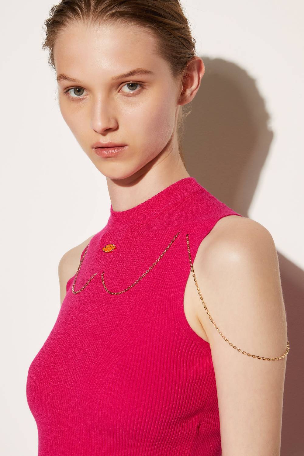 Pucci Top Con Dettaglio A Catena