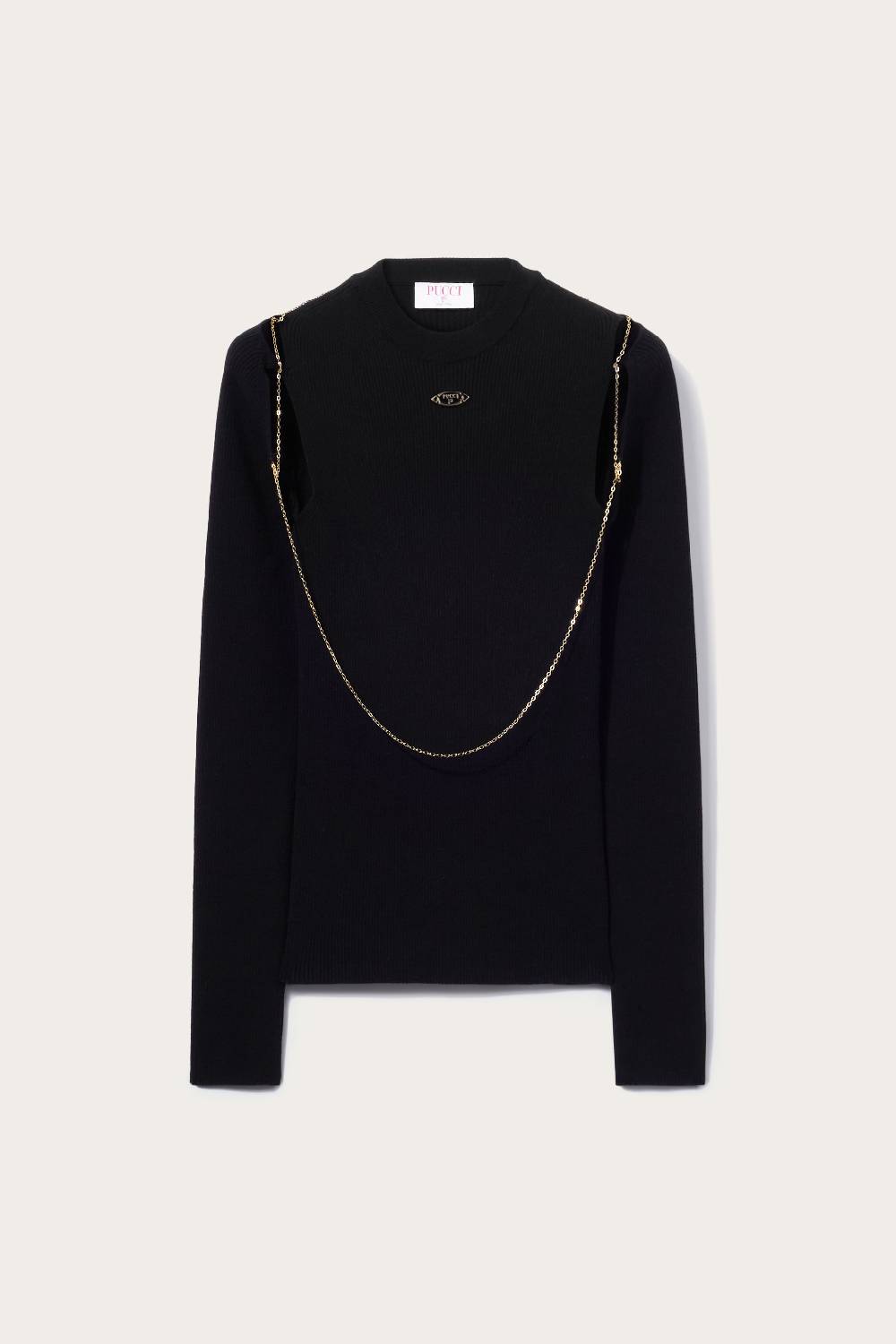 Pucci Top con dettaglio a catena