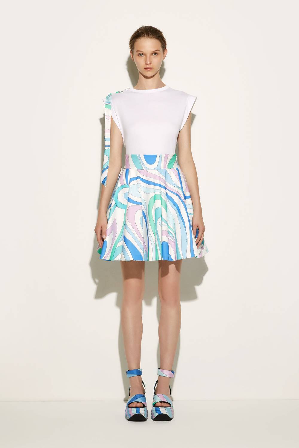 Pucci Top Con Inserto Marmo