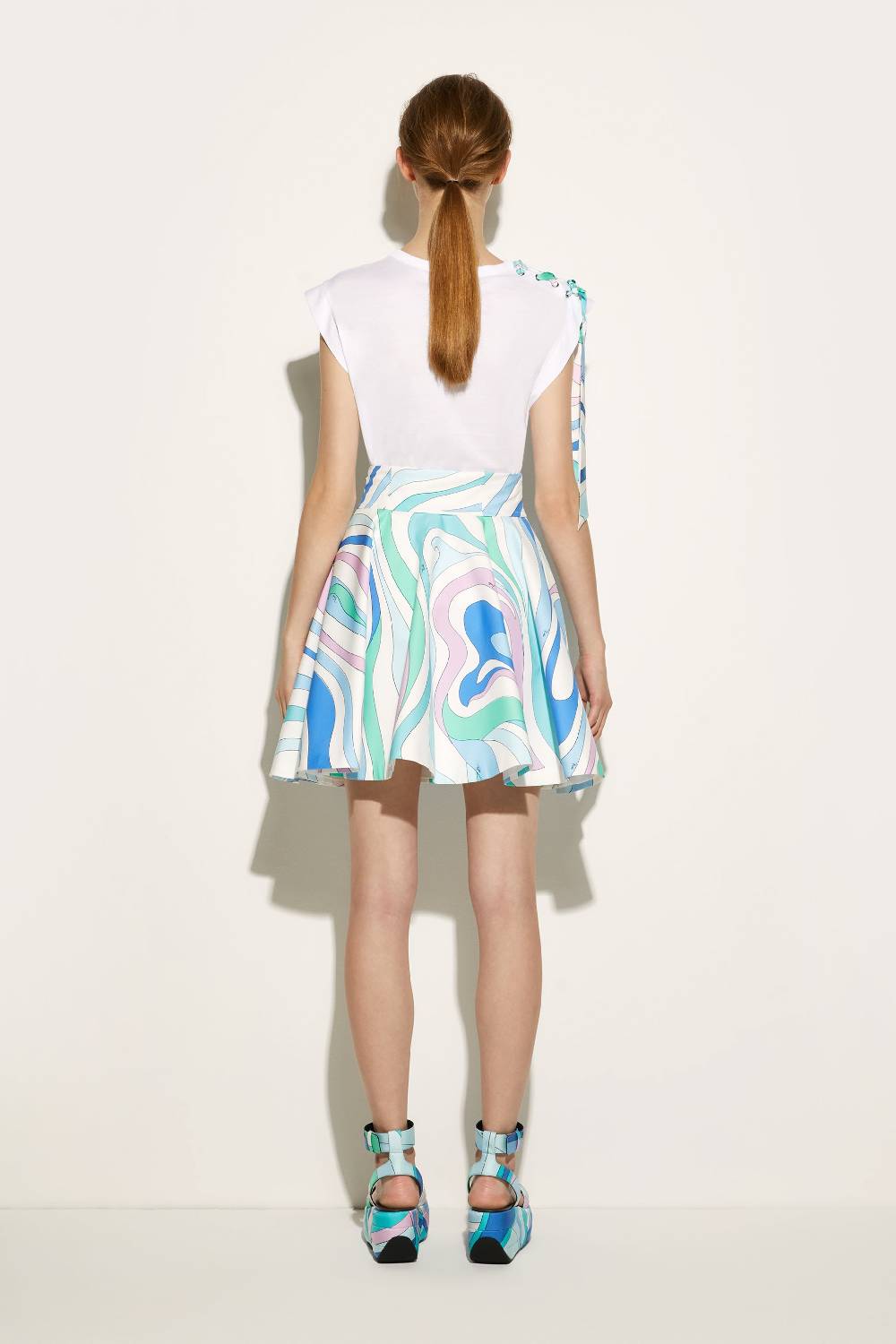 Pucci Top Con Inserto Marmo