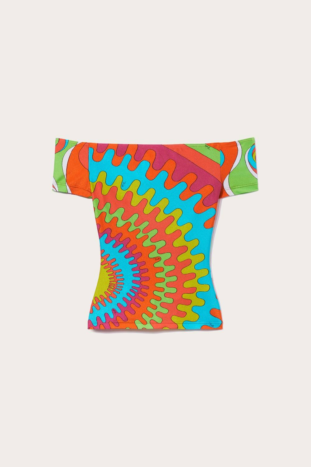 Pucci Top con stampa Bersaglio