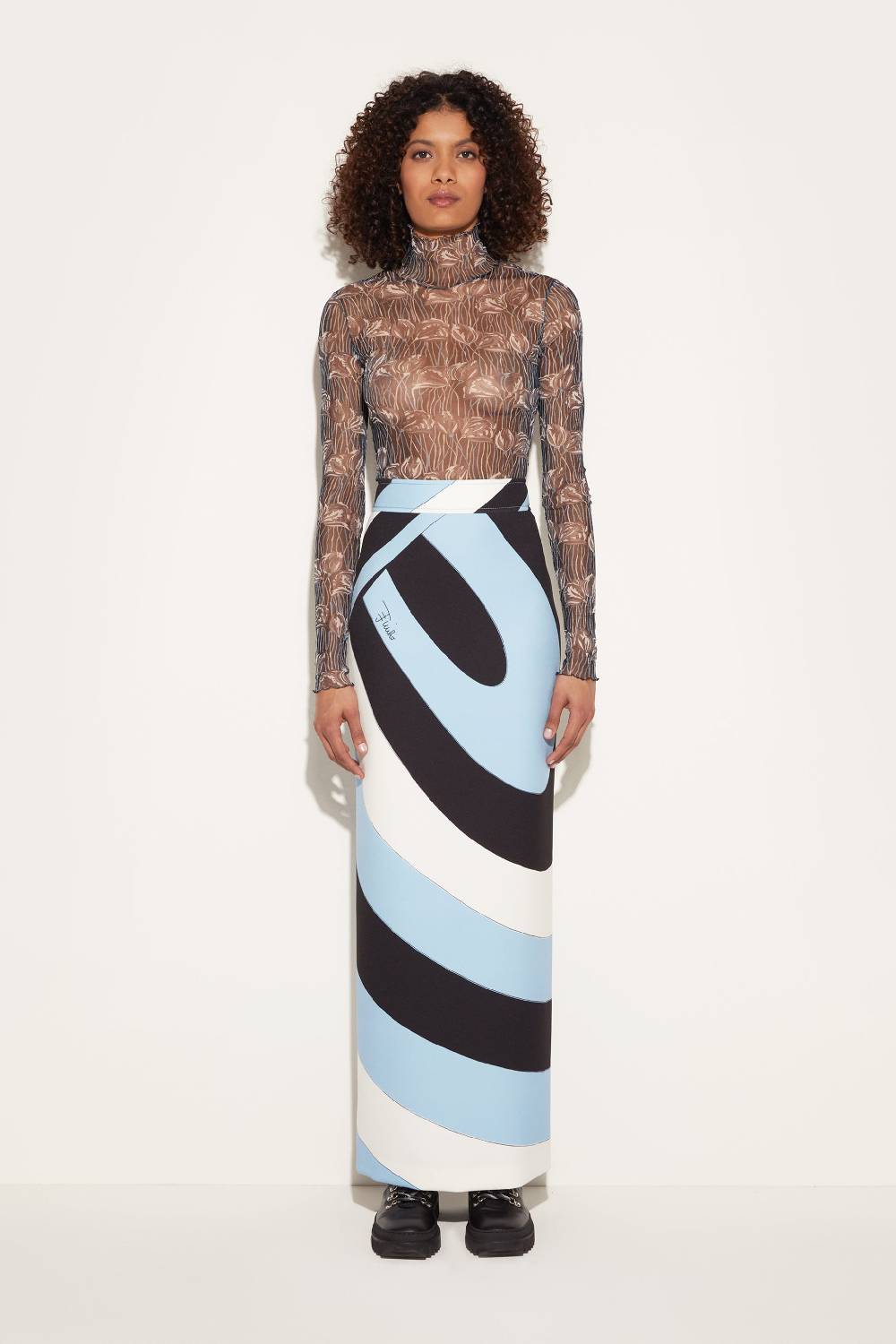 Pucci Top Con Stampa Fior Di Loto