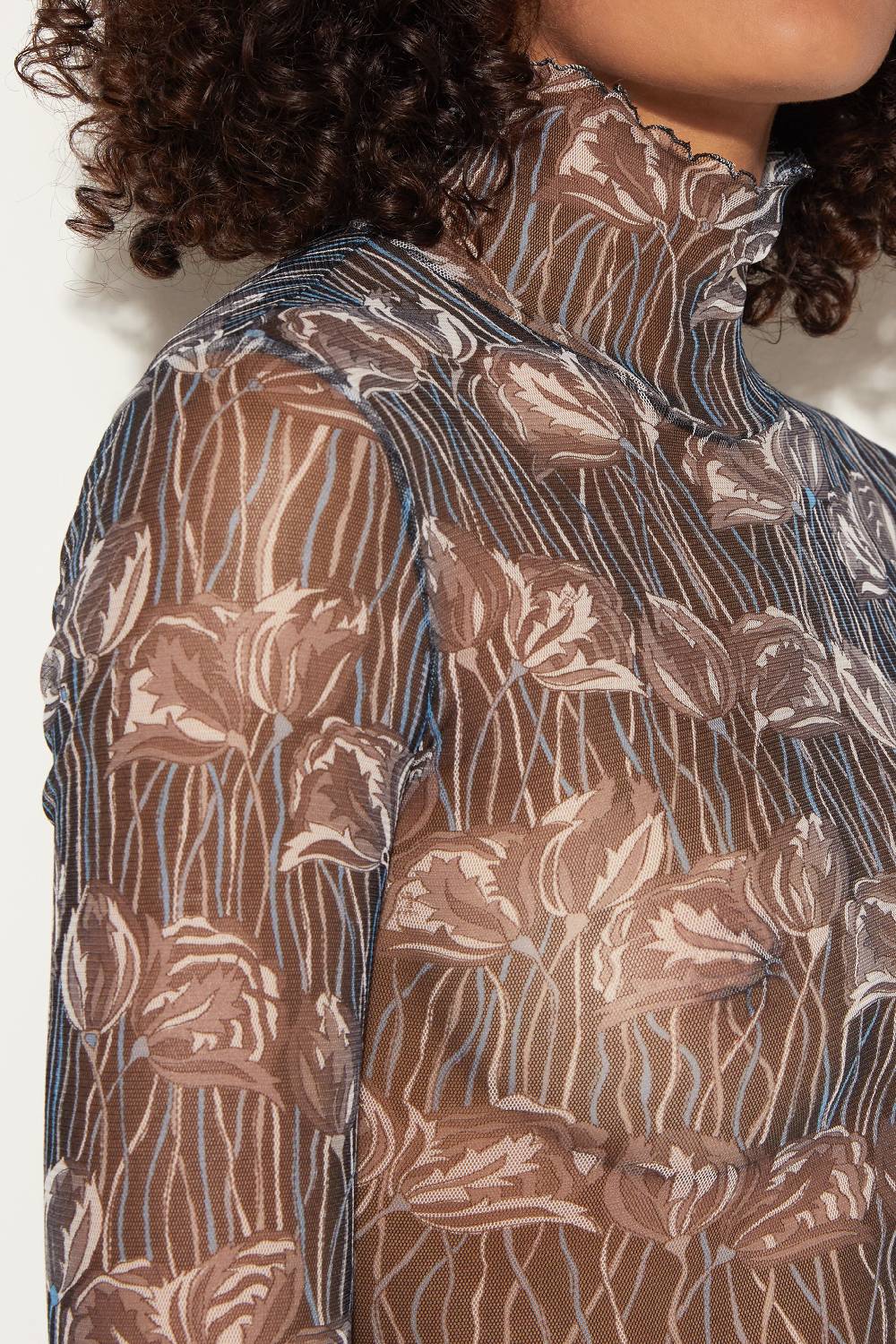 Pucci Top Con Stampa Fior Di Loto