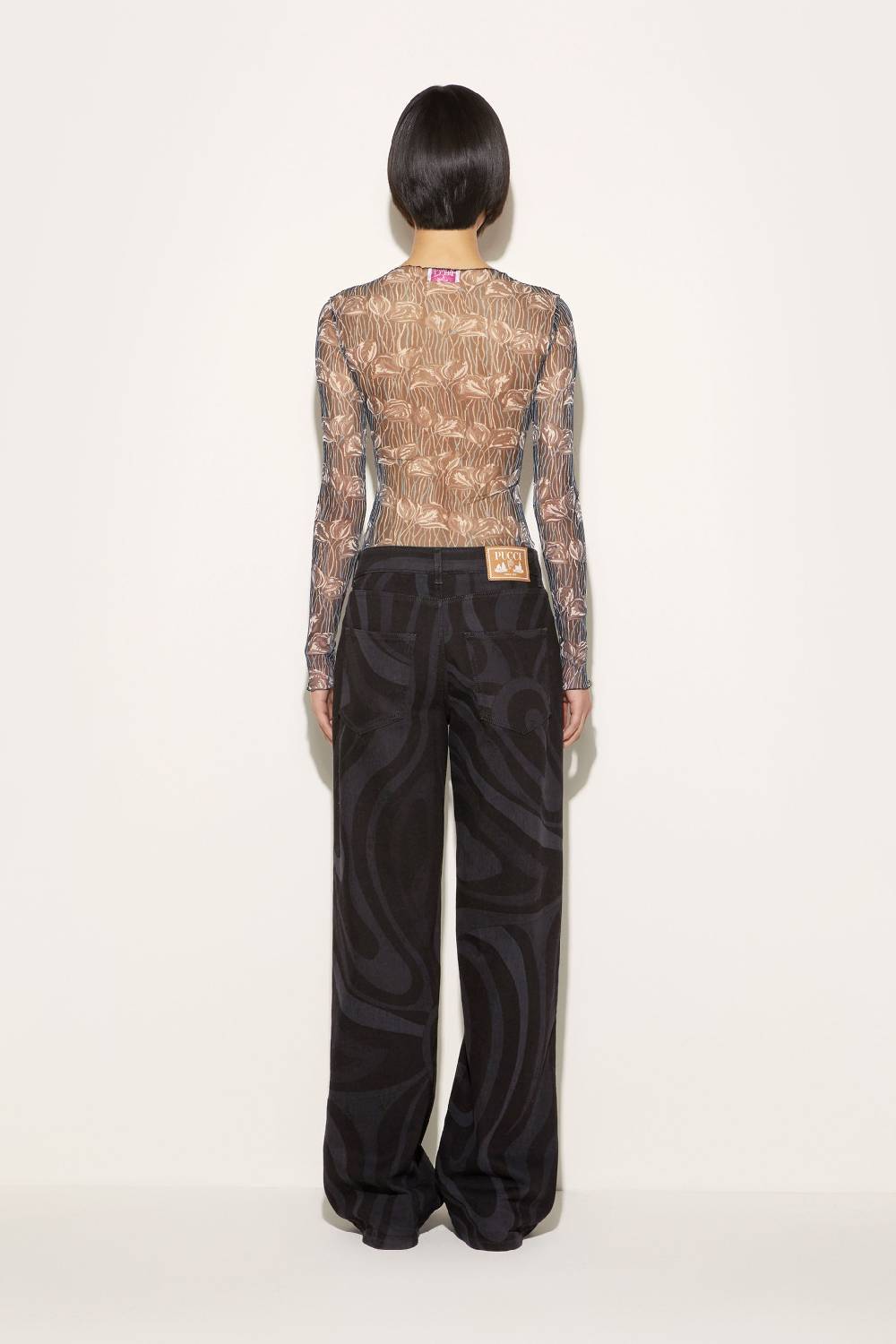 Pucci Top Con Stampa Fior Di Loto