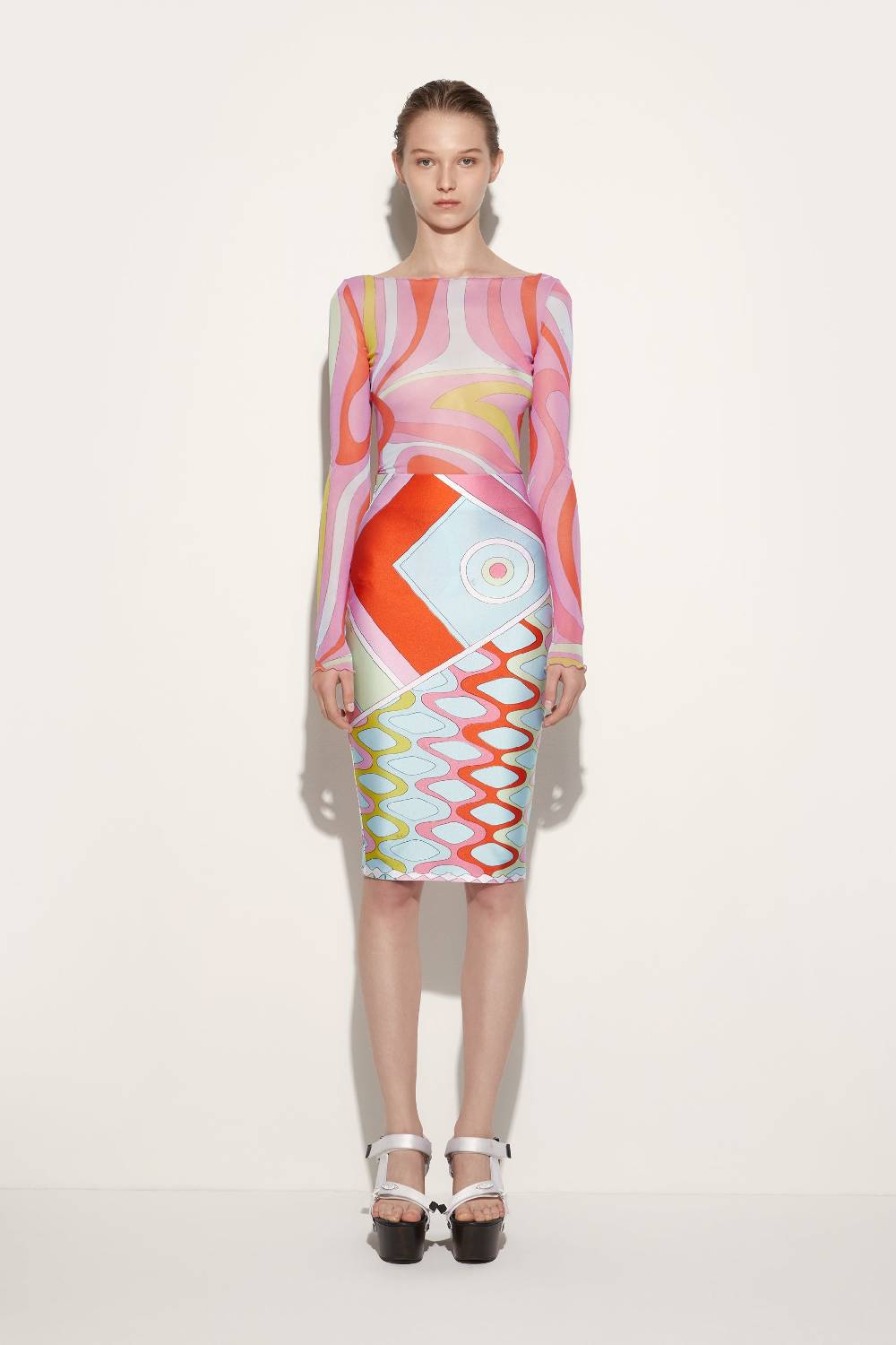 Pucci Top Con Stampa Marmo