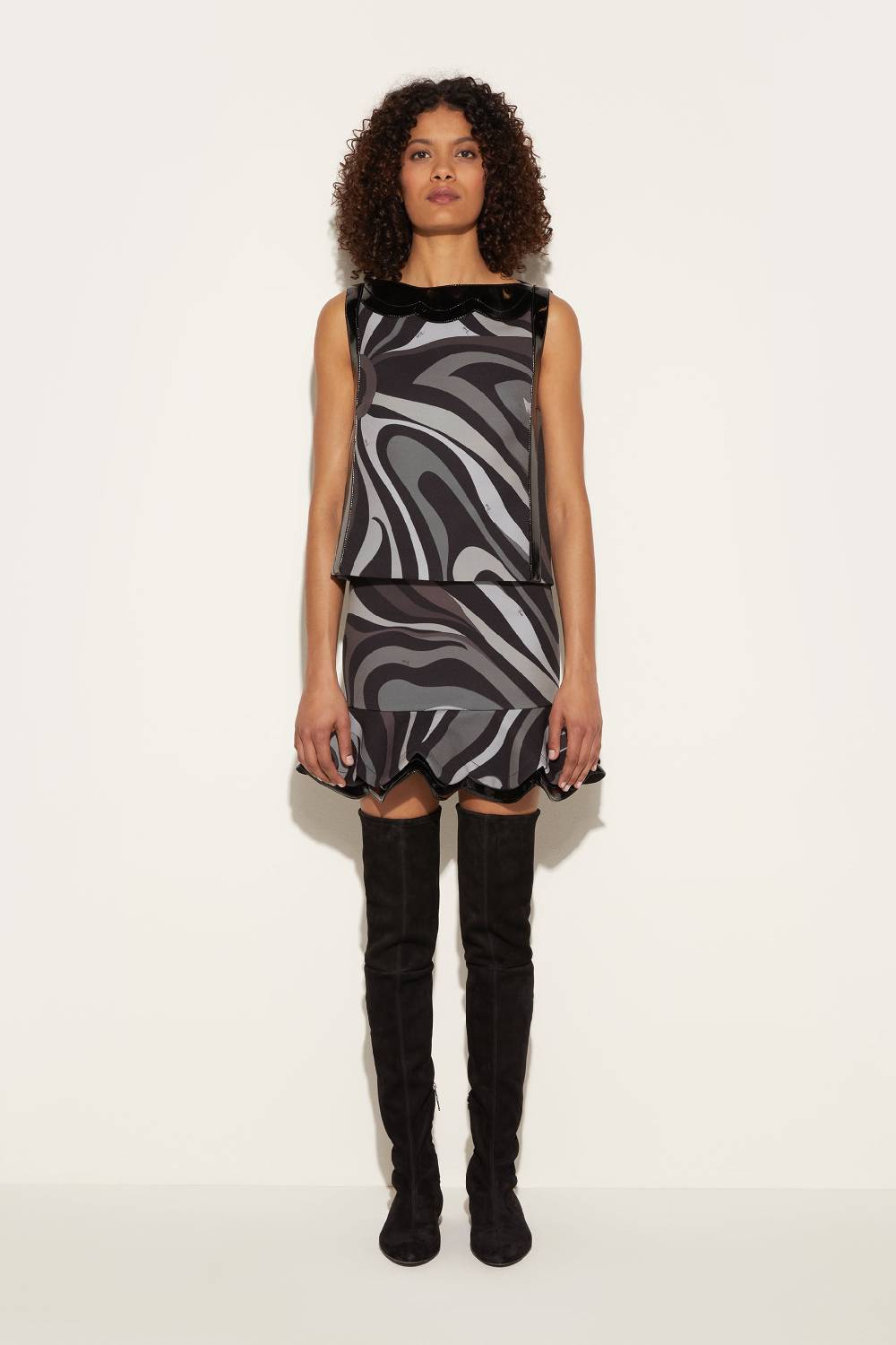 Pucci Top Con Stampa Marmo