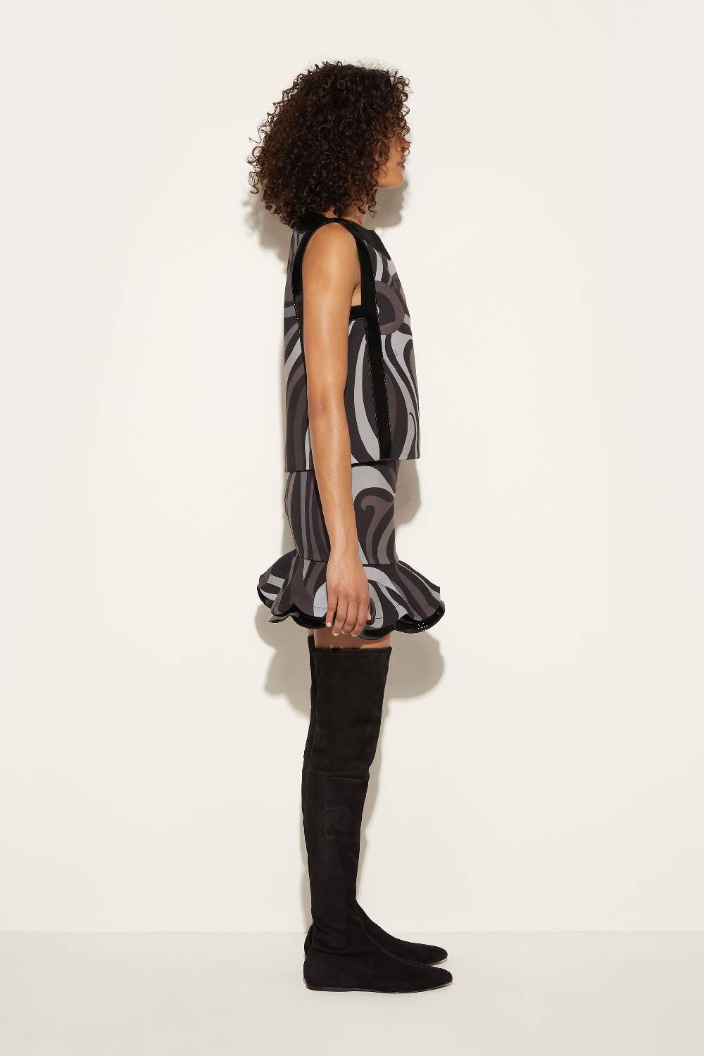 Pucci Top Con Stampa Marmo