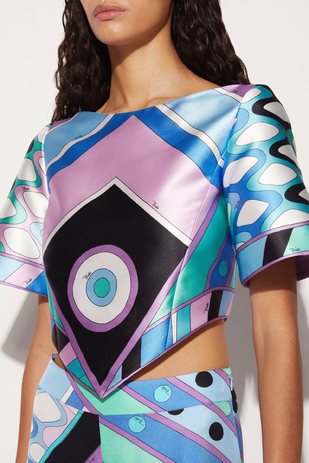 Pucci Top Con Stampa Vivara