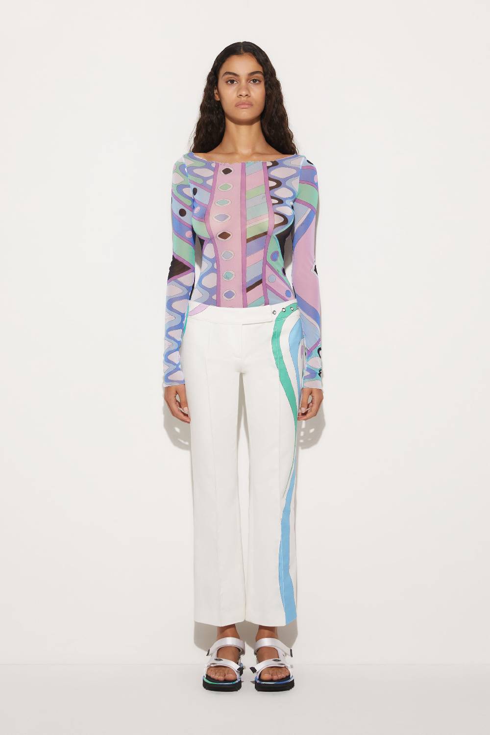 Pucci Top Con Stampa Vivara