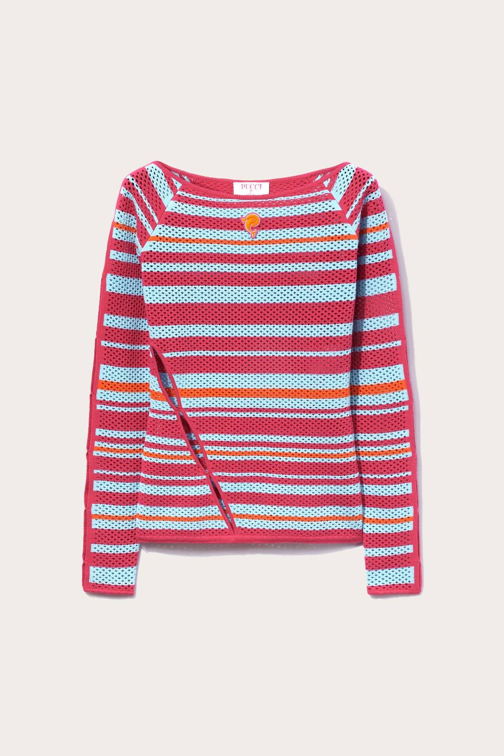 Pucci Top in maglia con motivo a righe