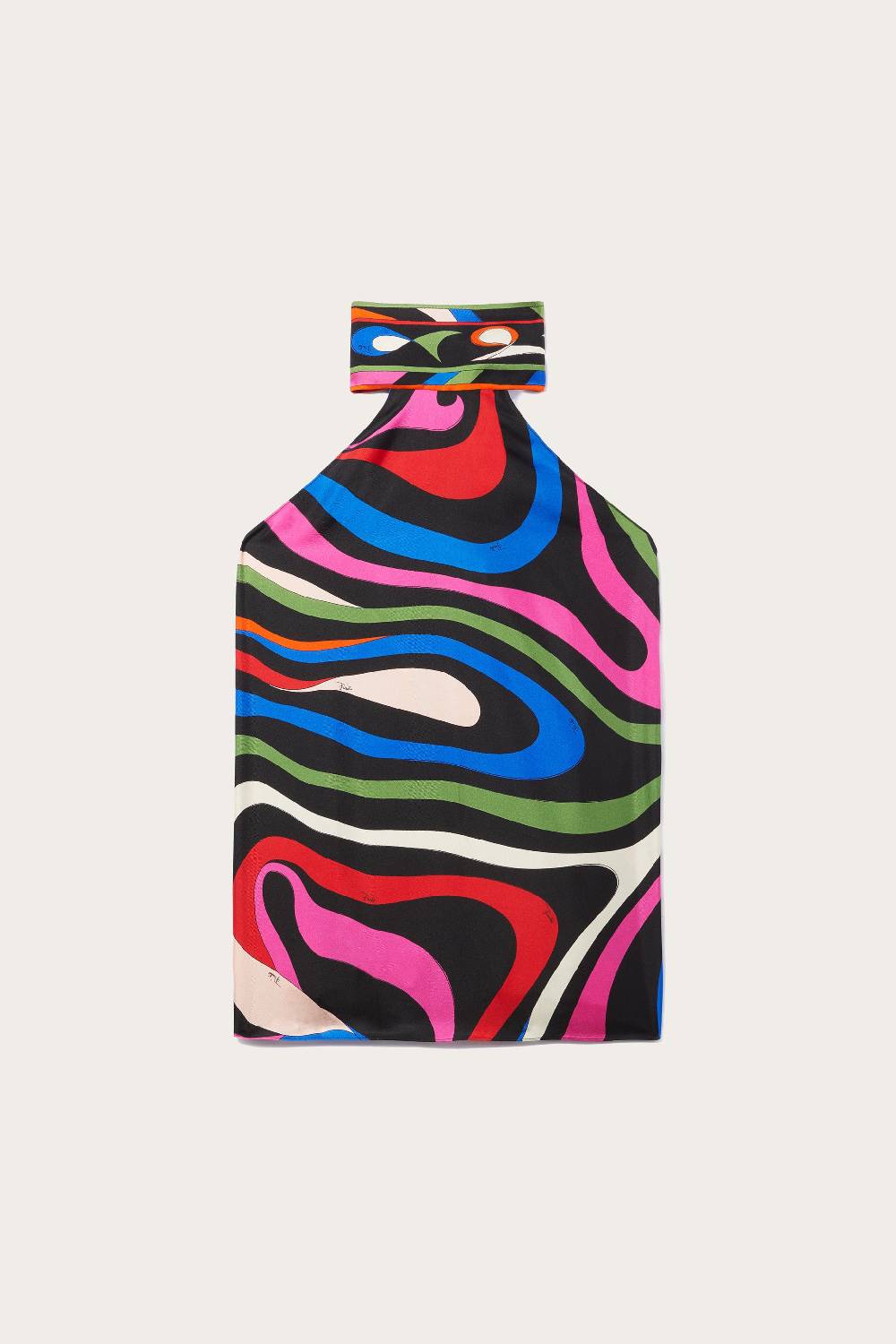 Pucci Top in seta con stampa Marmo