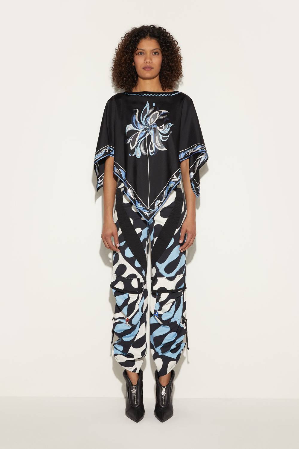 Pucci Top Kaftano Con Stampa Dalia