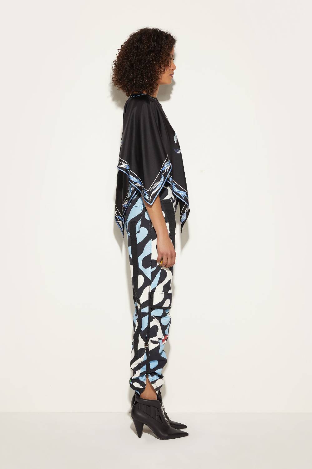 Pucci Top Kaftano Con Stampa Dalia