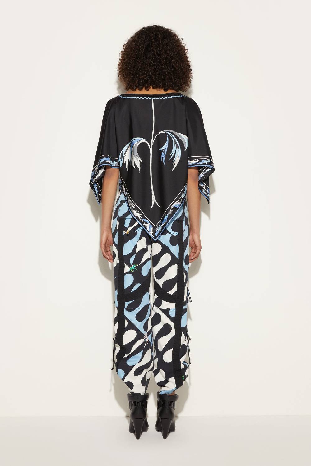 Pucci Top Kaftano Con Stampa Dalia