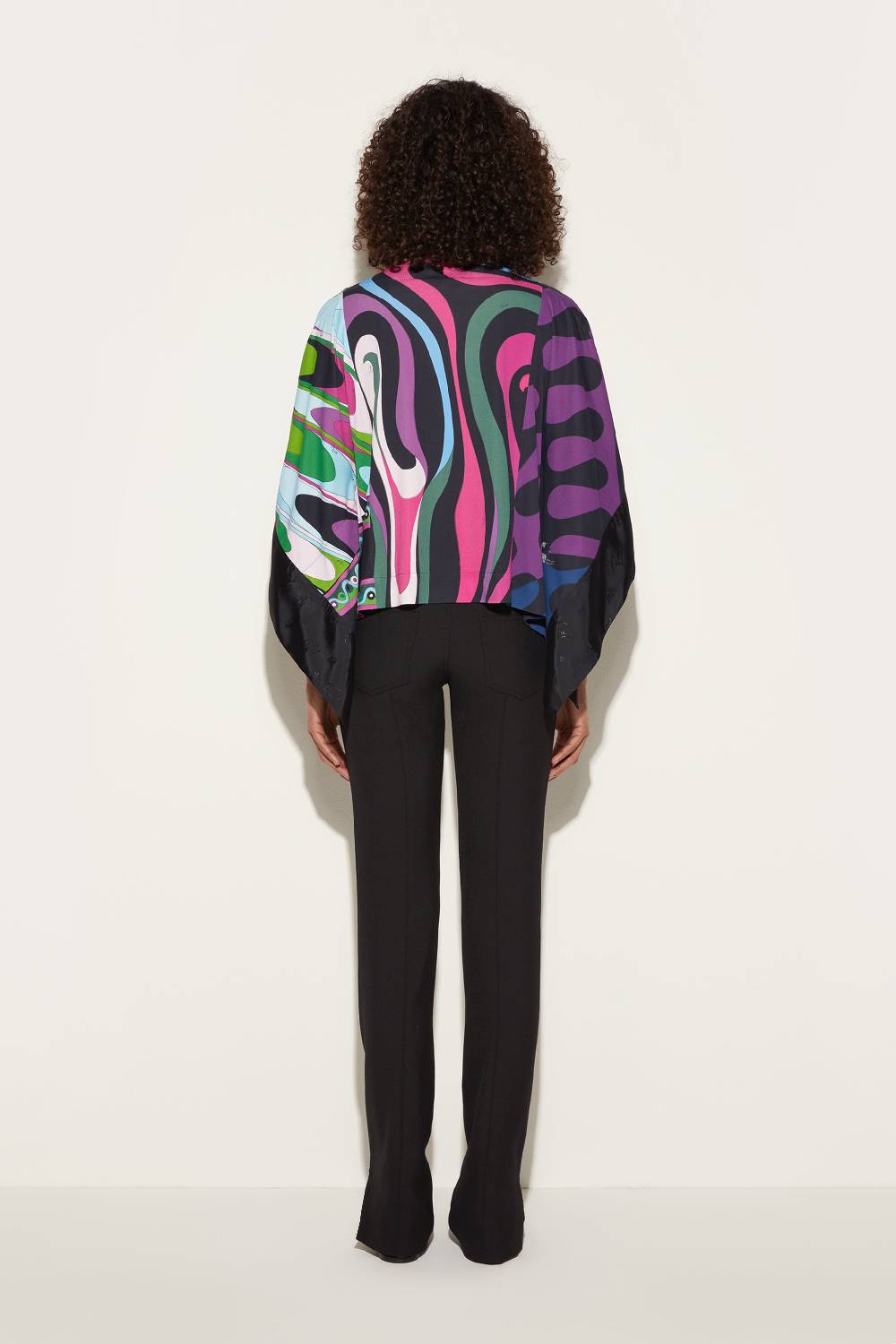 Pucci Top Kaftano Con Stampa Onde