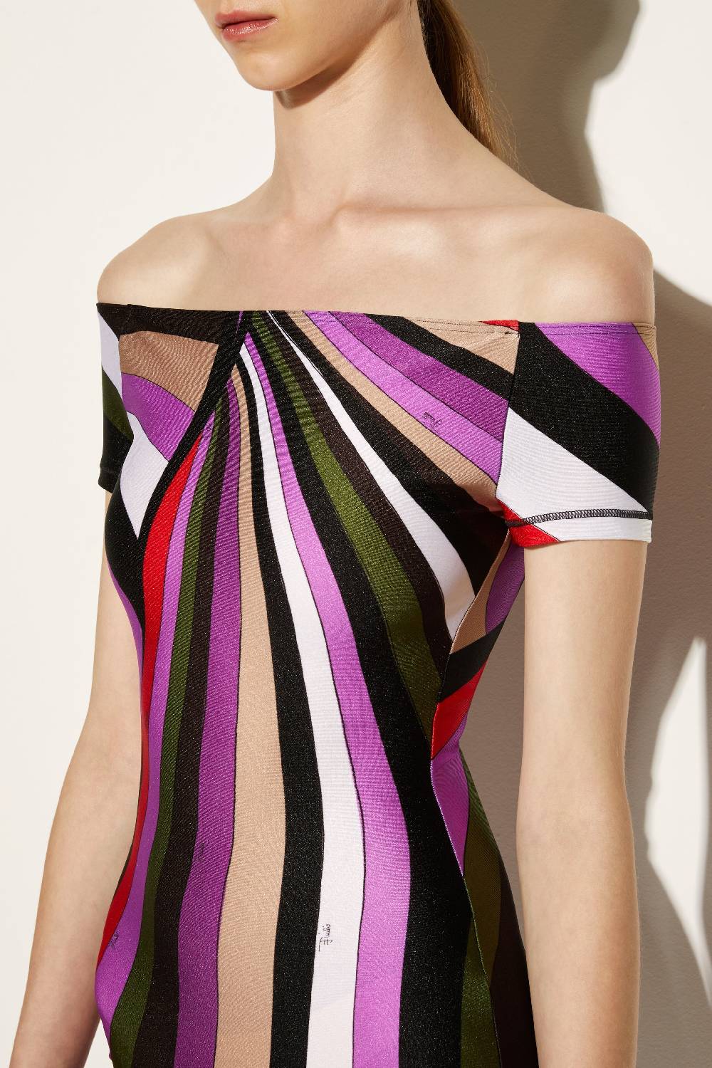 Pucci Tuta Con Spalle Scoperte E Stampa Iride