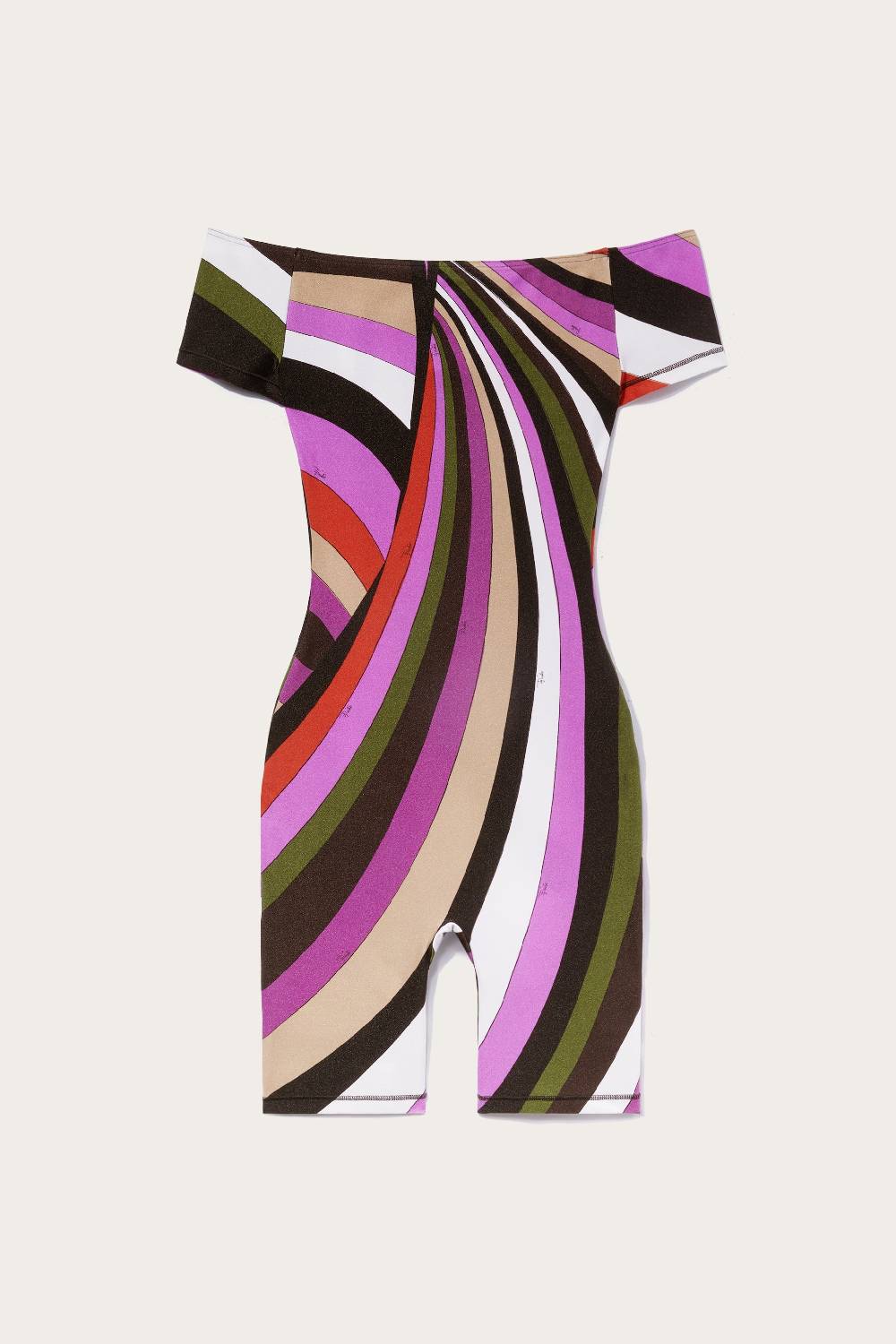Pucci Tuta con spalle scoperte e stampa Iride