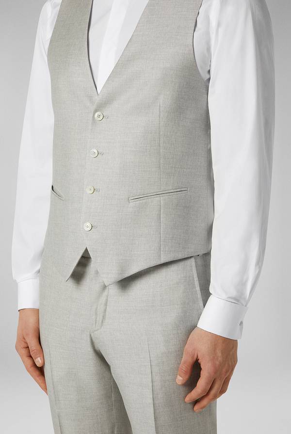 Pull Pal Zileri Abito Tre Pezzi Della Linea Cerimonia In Lana E Viscosa Stretch