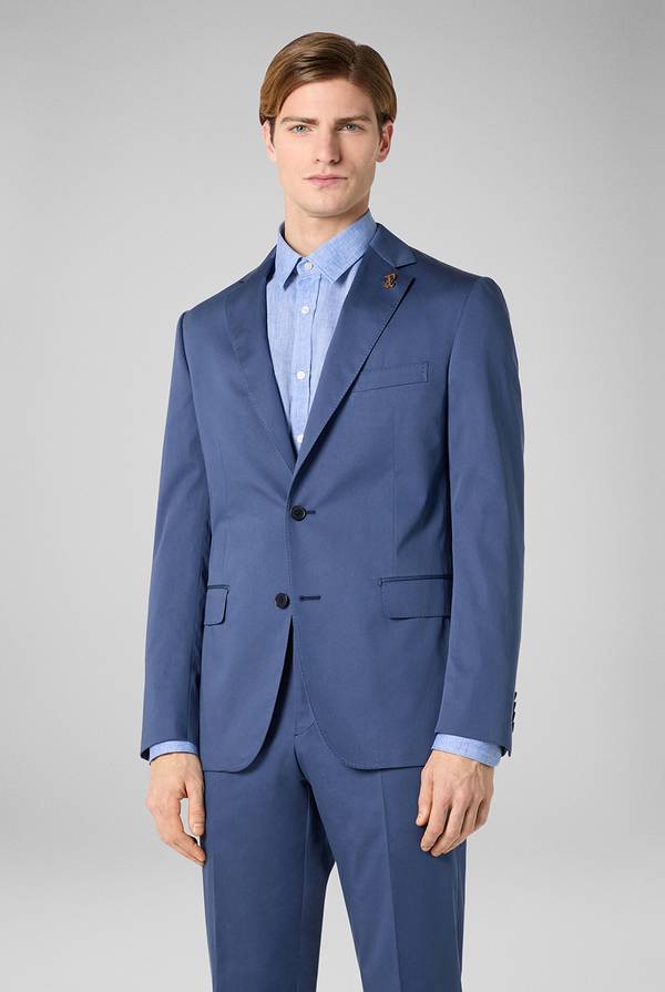 Pull Pal Zileri Abito Vicenza In Seta E Cotone Stretch