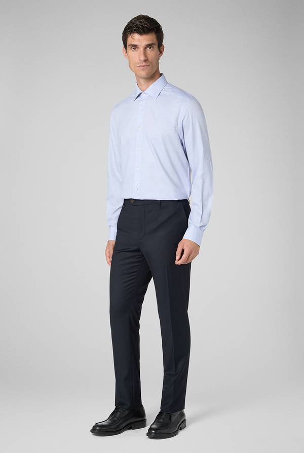 Pull Pal Zileri Camicia In Cotone, Viscosa E Seta Melange