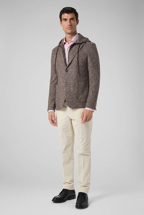 Pull Pal Zileri Camicia In Cotone, Viscosa E Seta Melange