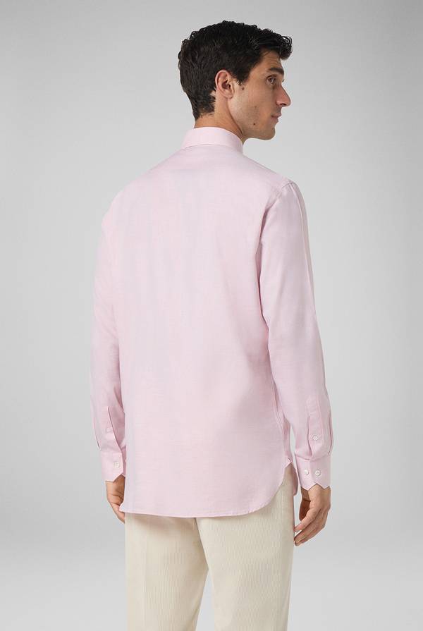 Pull Pal Zileri Camicia In Cotone, Viscosa E Seta Melange