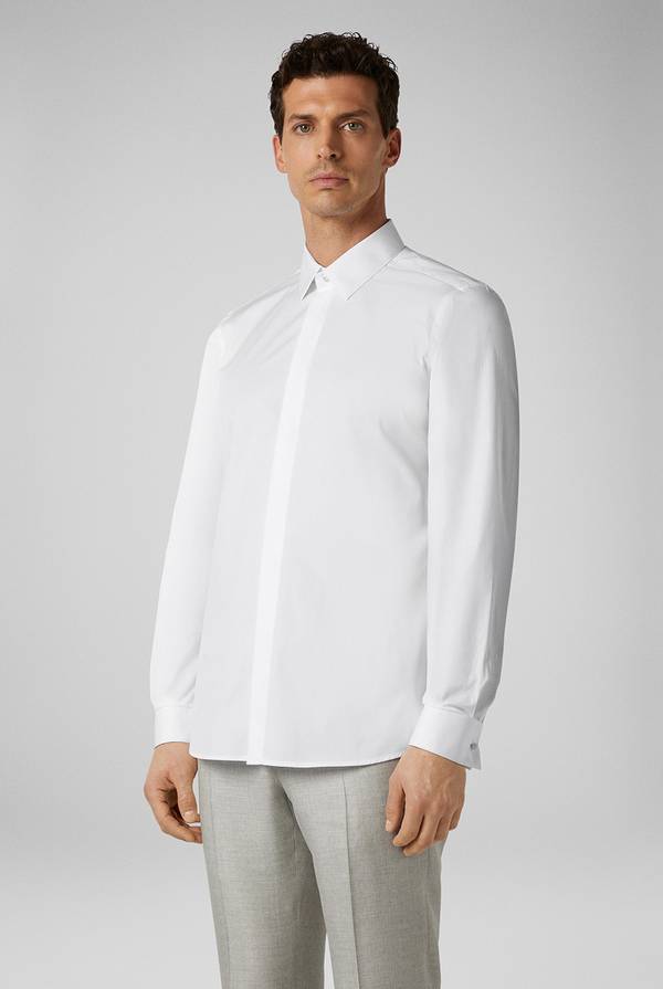 Pull Pal Zileri Camicia In Puro Cotone Della Linea Cerimonia