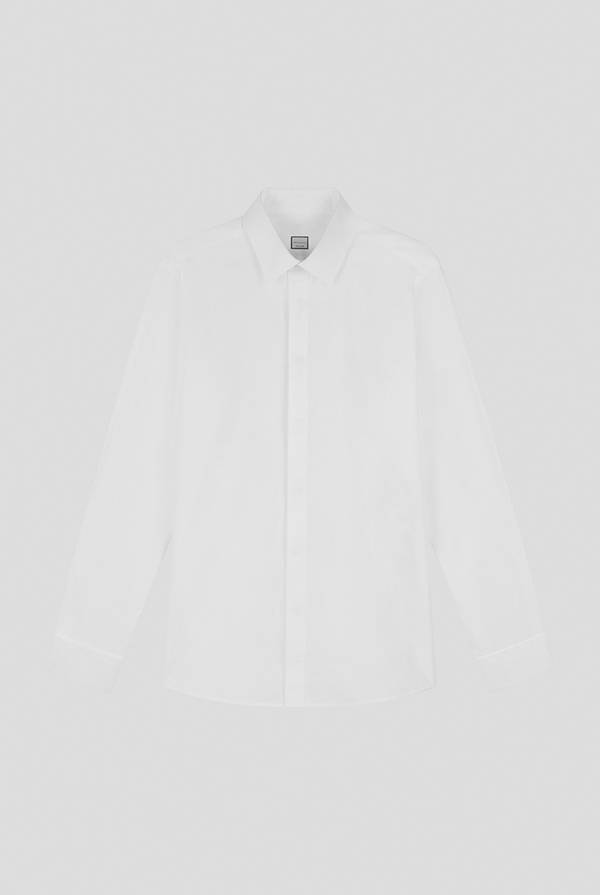 Pull Pal Zileri Camicia in puro cotone della linea Cerimonia con micro disegnature