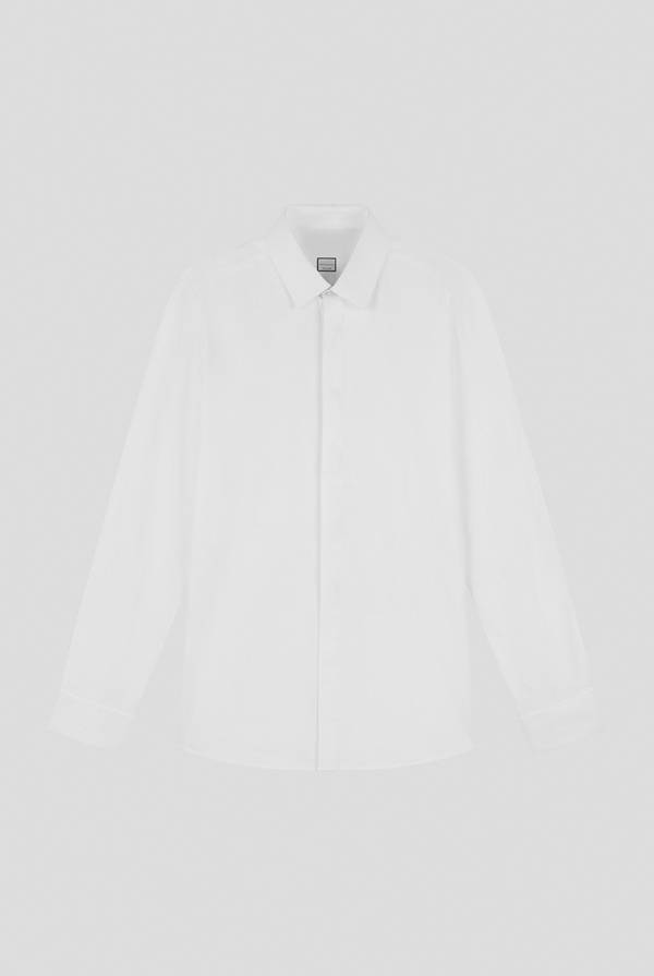 Pull Pal Zileri Camicia in puro cotone della linea Cerimonia con micro disegnature