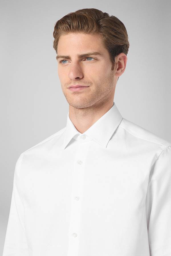 Pull Pal Zileri Camicia Micro Jacquard Con Collo Milano