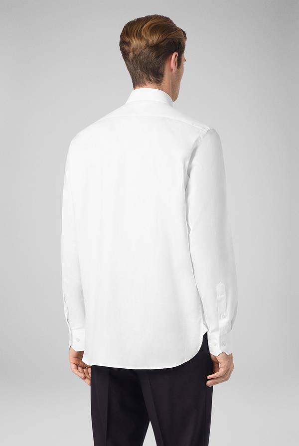 Pull Pal Zileri Camicia Micro Jacquard Con Collo Milano