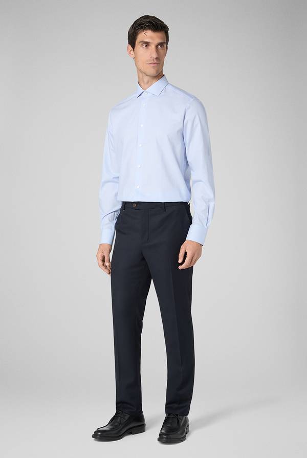 Pull Pal Zileri Camicia Micro Jacquard Con Collo Torino