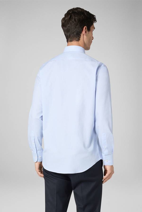 Pull Pal Zileri Camicia Micro Jacquard Con Collo Torino