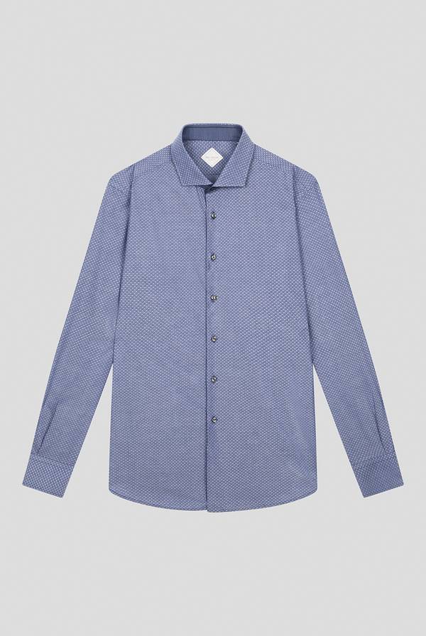 Pull Pal Zileri Camicia micro jacquard con collo Torino