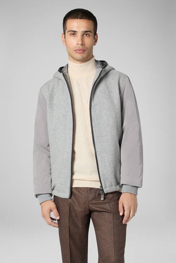 Pull Pal Zileri Car Coat Reversibile Con Dettagli In Pelle