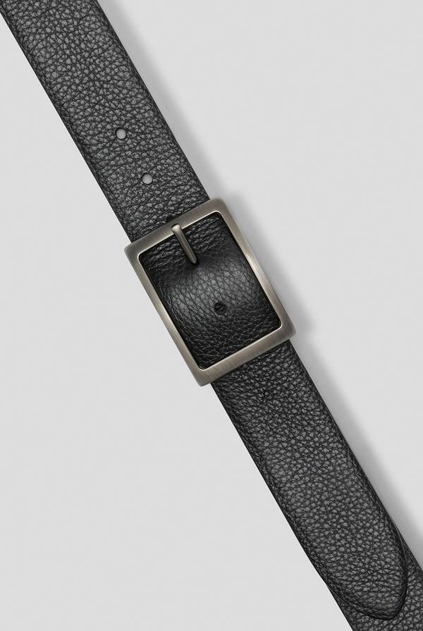 Pull Pal Zileri Cintura In Pelle Con Fibbia In Metallo