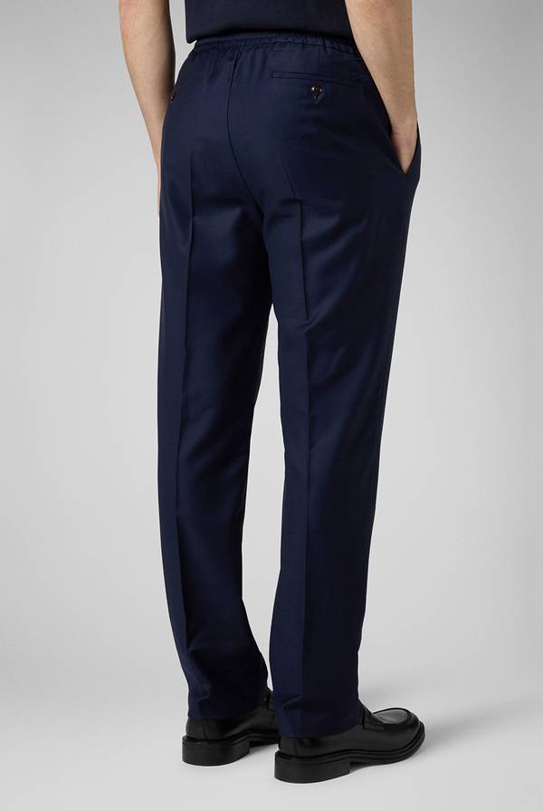 Pull Pal Zileri Drawstring In Lana Vergine Anti-piega