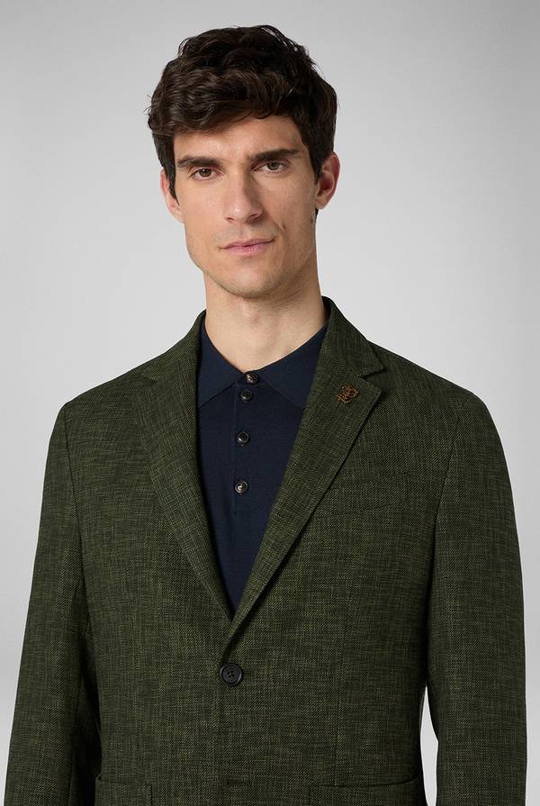 Pull Pal Zileri Giacca Brera In Misto Lana, Cotone E Nylon