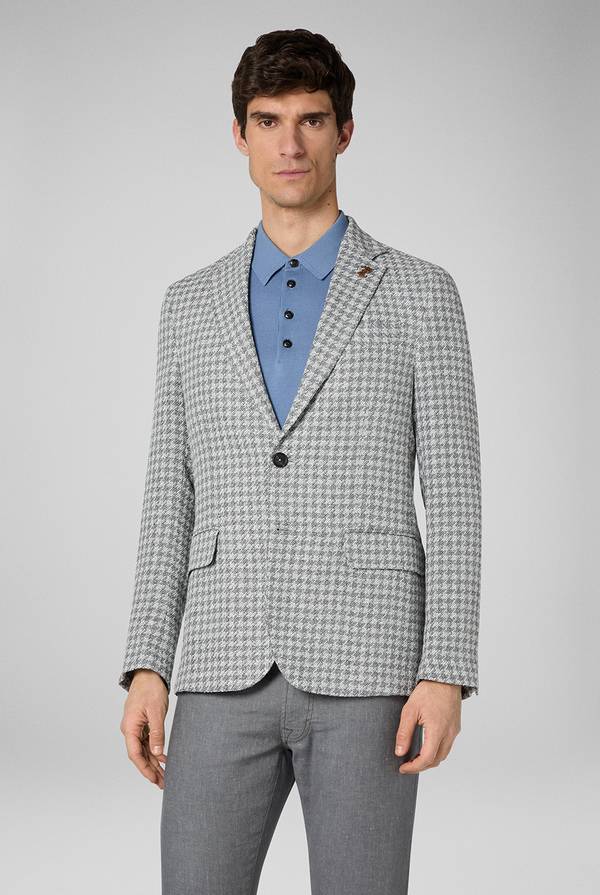 Pull Pal Zileri Giacca Brera In Misto Lino, Cotone E Viscosa