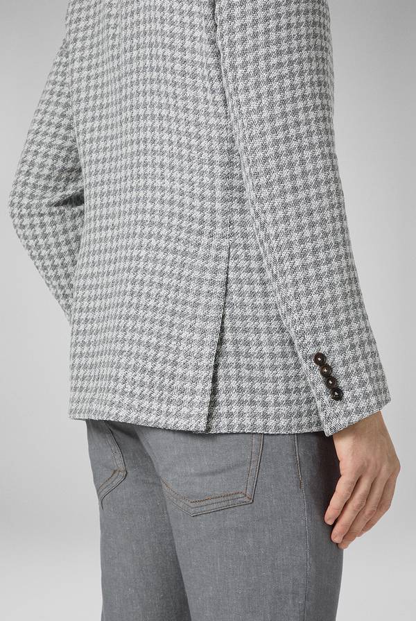 Pull Pal Zileri Giacca Brera In Misto Lino, Cotone E Viscosa