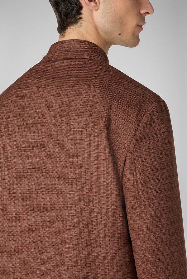 Pull Pal Zileri Giacca Camicia Con Motivo Micro Check
