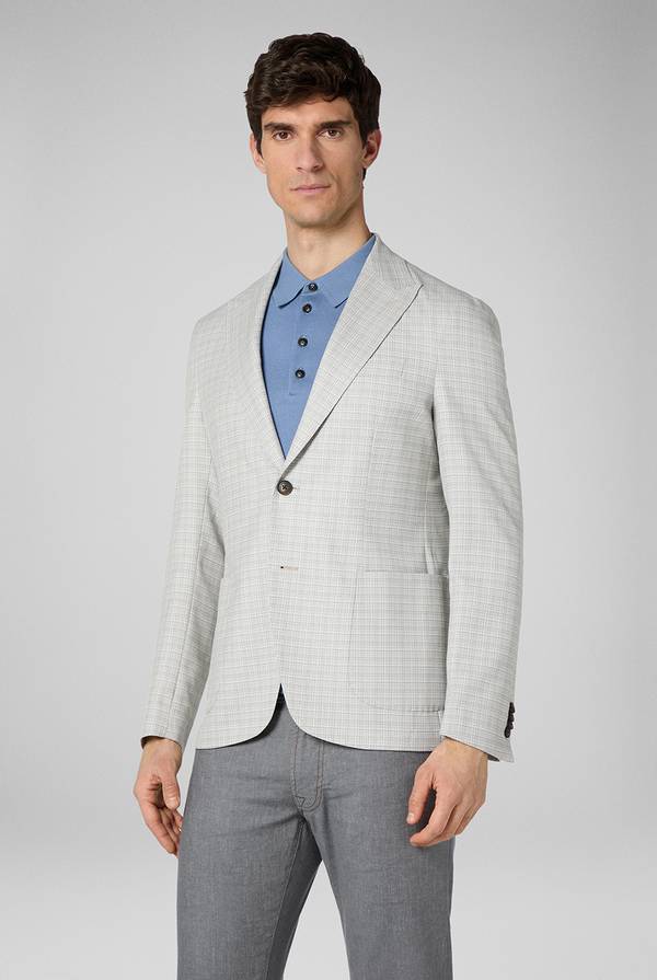 Pull Pal Zileri Giacca Effortless Con Motivo Micro Check