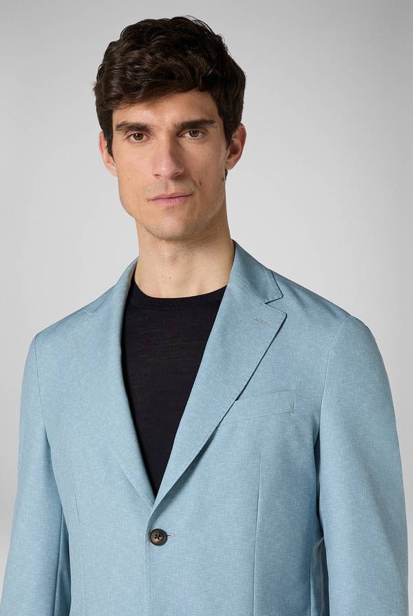 Pull Pal Zileri Giacca Effortless In Jersey Stampato