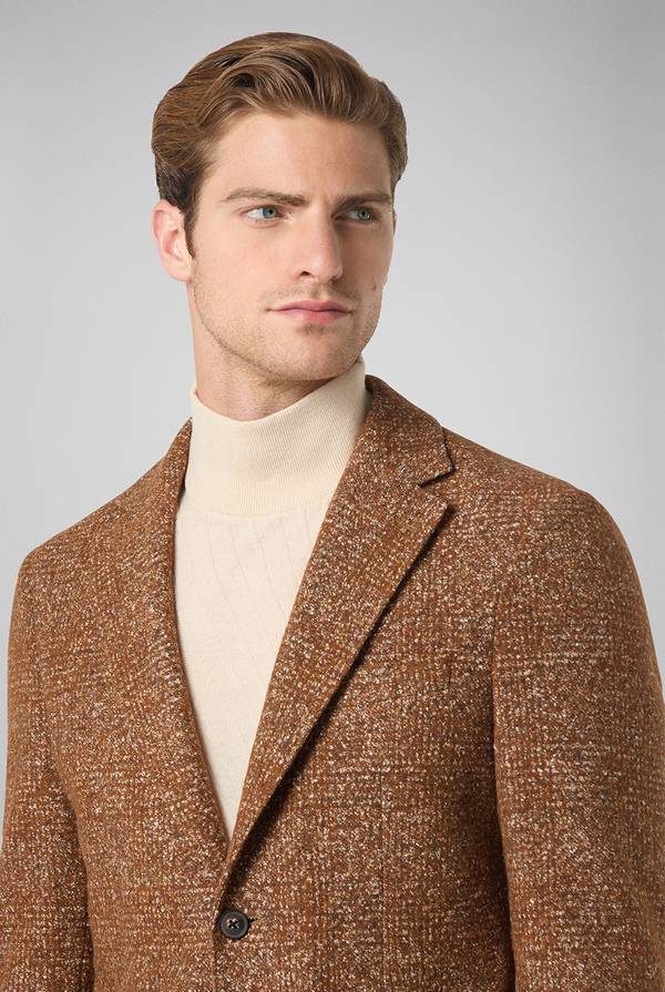 Pull Pal Zileri Giacca In Lana E Seta Con Micro Pattern